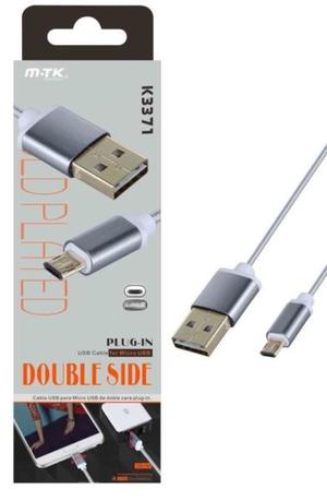 CABLE DE DATOS USB CONECTOR TIPO MICRO USB REVERSIBLE