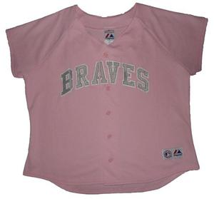 Casaca De Baseball - Braves (juvenil/mujer) - Xl - Mjc