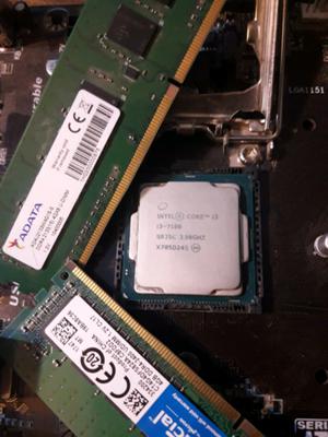 Combo i3 7tha Generación + 8gb Ram ddr4 + Placa madre