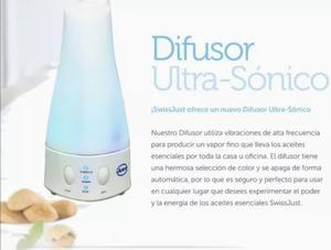 DIFUSOR ULTRASONICO + ACEITE ESENCIAL JUST