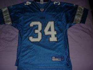 E Jersey On Field Reebok Detroit Lions Nfl Art 