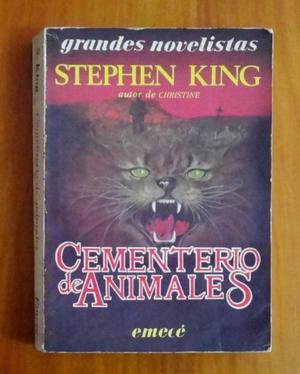 Libro novela Cementerio de Animales. Stephen King. Emecé