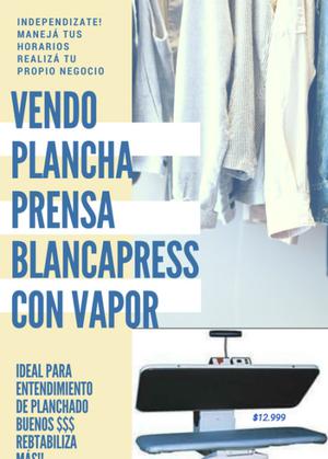 Armá tu negocio! Plancha Prensa BlancaPress Con Vapor