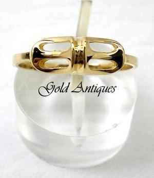 Elegante Anillo De Oro 18 Kt