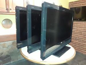 Lote De Tv Lcd 42 Marca Sanyo Xf4 Sin Funcionar,3 Unidades.