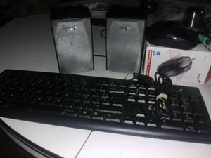Mouse parlantes y teclado genius