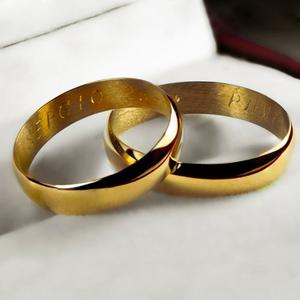 Par Alianzas Oro 18k Italiana 6 Grs Casamiento Compromiso