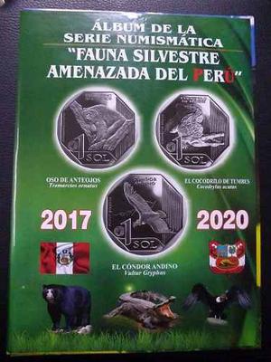 Peru Album Serie Fauna Amenazada  Monedas