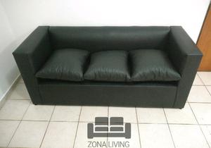 SILLÓN 3 CUERPOS ECOCUERO NUEVO