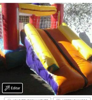 inflable con tobogan 3x3 y turbina