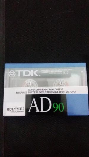 Cassete tdk AD 90 de audio nvo