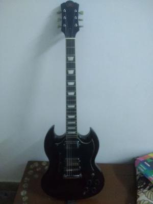 GUITARRA SG SX + PEDAL JACKHAMMER + WENSTONE 20W