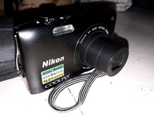 Vendo Cámara Nikon Coolpix s mpxl HD, impecable,