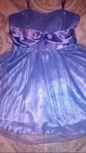 Vestido de nena violeta claro con brills