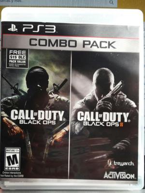 Call Of Duty - Black Ops - Combo Pack I Y II Para Ps3 -nuevo