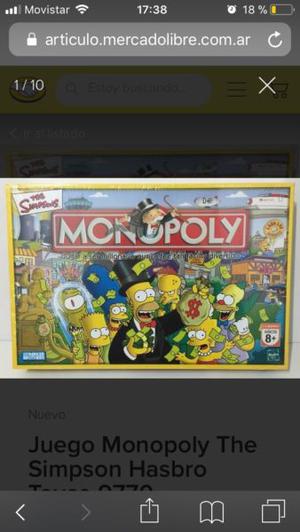 Monopoly los simpsons