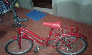 Vendo Bicileta para niño/a rodado 14 color rojo
