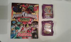 Vendo lote de 50 sobres llenos de figuritas de power rangers