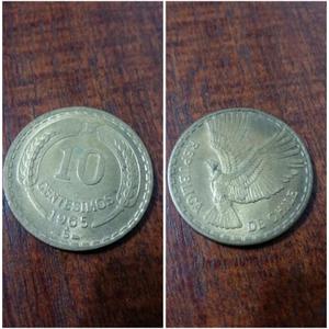 10 centesimos Chile 