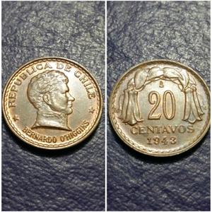 20 centavos  Chile