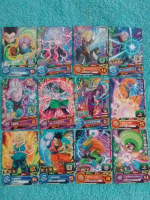 42 CARTAS DRAGON BALL HEROES ORIGINALES JAPONESAS