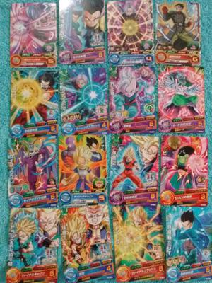 50 CARTAS DRAGON BALL HEROES ORIGINALES JAPONESES