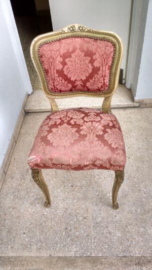 Antigua silla para dormitorio estilo Luis 15