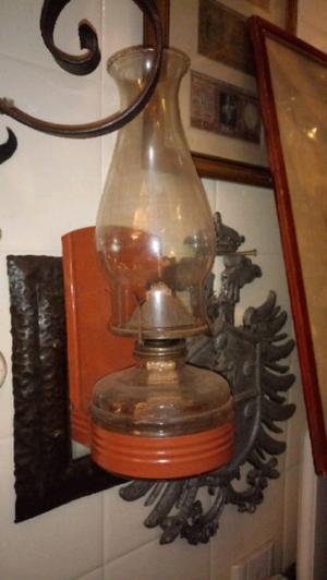Antiguo farol o lampara colonial 32 cm de alto impecable!!!!