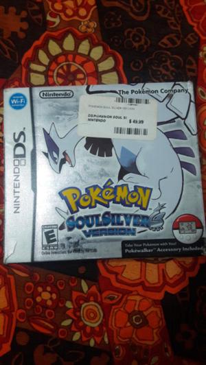 Nintendo ds juego Pokemon soul silver version pokewalker