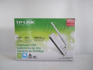 Placa De Red Wifi Tp-link Tl-wn722n Usb 150mbps - IMPECABLE