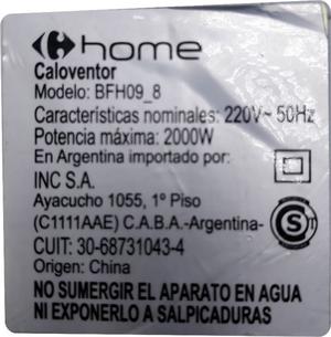 Caloventor Carrefour W