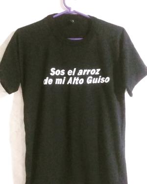 Remeras GL frases