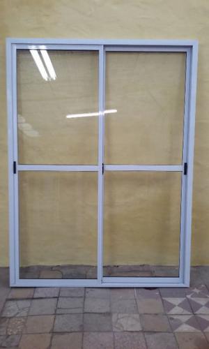 VENTANA BALCON DE ALUMINIO BLANCO DE 150 X 200