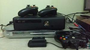 Xbox 360 Slim Flasheada C/ Kinect Y Juegos Escucho Ofertas!!