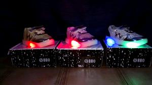 Zapatillas para niñas con luces