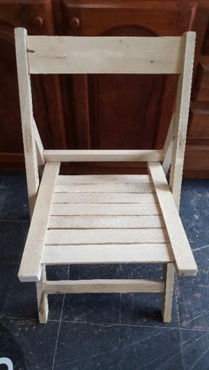sillas plegadizas de guayaibi