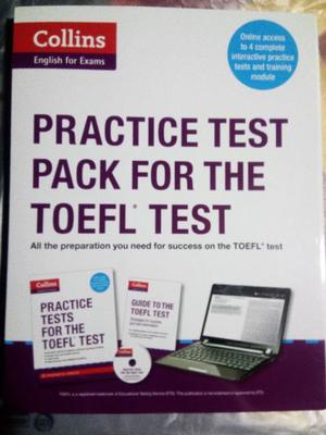 Libros Y Cd De Audio Practice Tests Para Toefl Test
