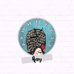 Reloj De Pared 20cm Diseño Amy Winehouse -homaredesign