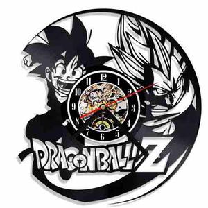Reloj De Vinilo Dragon Ball Z Goku Vegeta Regalo Original