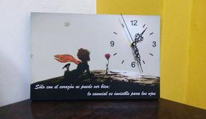 Reloj Pared El Principito - Lo Esencial Es Invisible...
