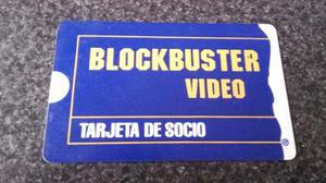 Tarjeta Blockbuster Video Tarjeta De Socio En Mar Del Plata