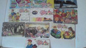 Tarjetas Magnéticas Arcade Playland No Zacoa Colección
