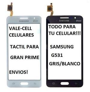 Touch Tactil Samsung Galaxy Gran Prime G531 Blanco / Gris