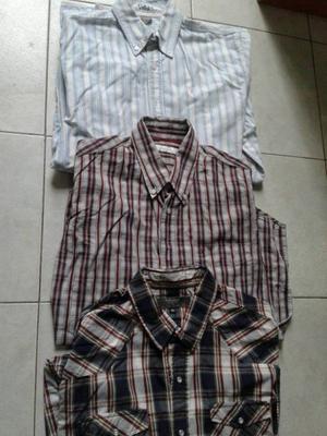 VENDO 3 CAMISAS, “WANAMA” (TALLE 42), “SUTHERLAND”