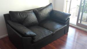 Vendo sillón y 2 puff ecocuero