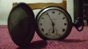 Antiguo reloj de bolsillo marca Escasany 3 tapas plata 900