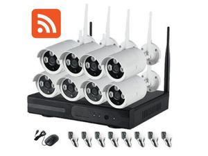 Kit Camaras Seguridad Exterior Hd 8 Cctv Camara Ip Wifi