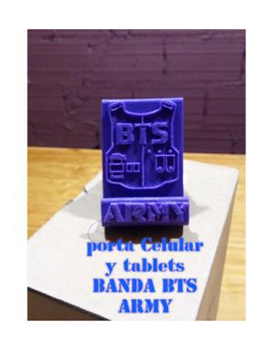 Porta celular y tablets diseño de la Banda BTS ARMY