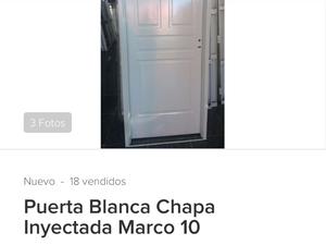 Puerta de aluminio inyectada más ventana con celosía y