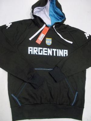 Buzo Canguro Argentina Basquet Kappa Adulto Lavalledeportes